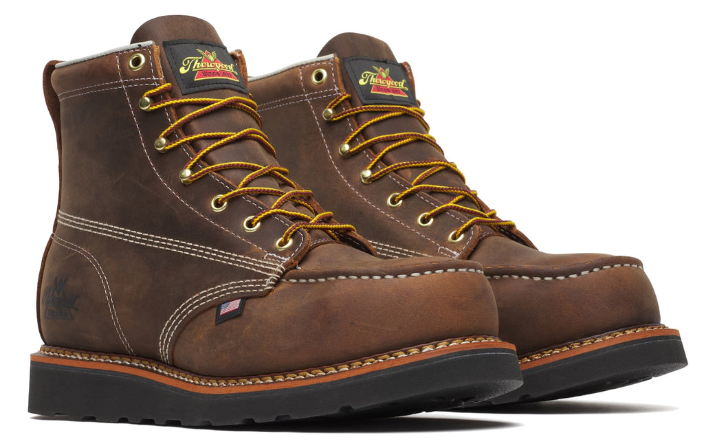 Thorogood 804-4135 Steel Toe Black Wedge