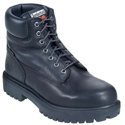 Men`s Timberland Pro 6" Black Insulated Waterproof Work Boots - 26036