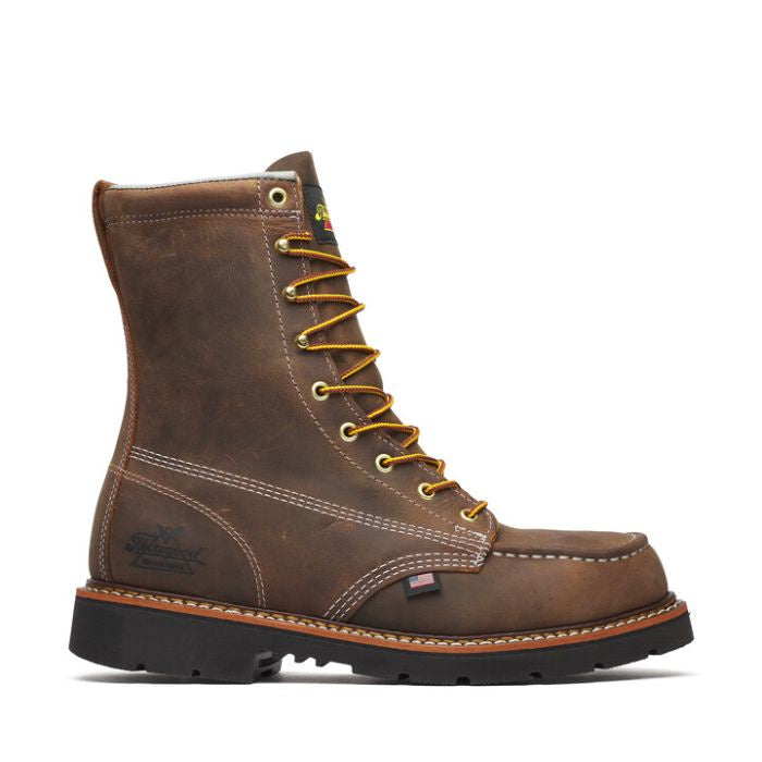 Thorogood 804-4398 Steel Toe 8" Moc Toe 90 Degree Heal