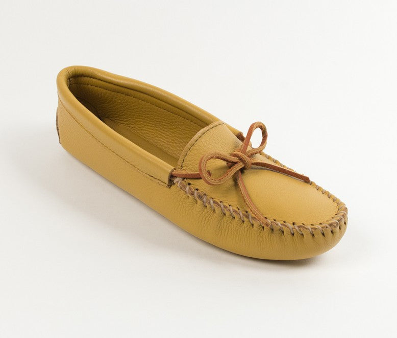 Minnetonka moccasin 2025 sole repair