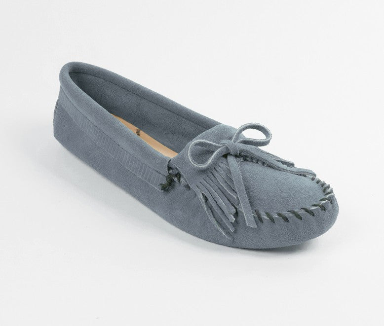 Blue top minnetonka moccasins